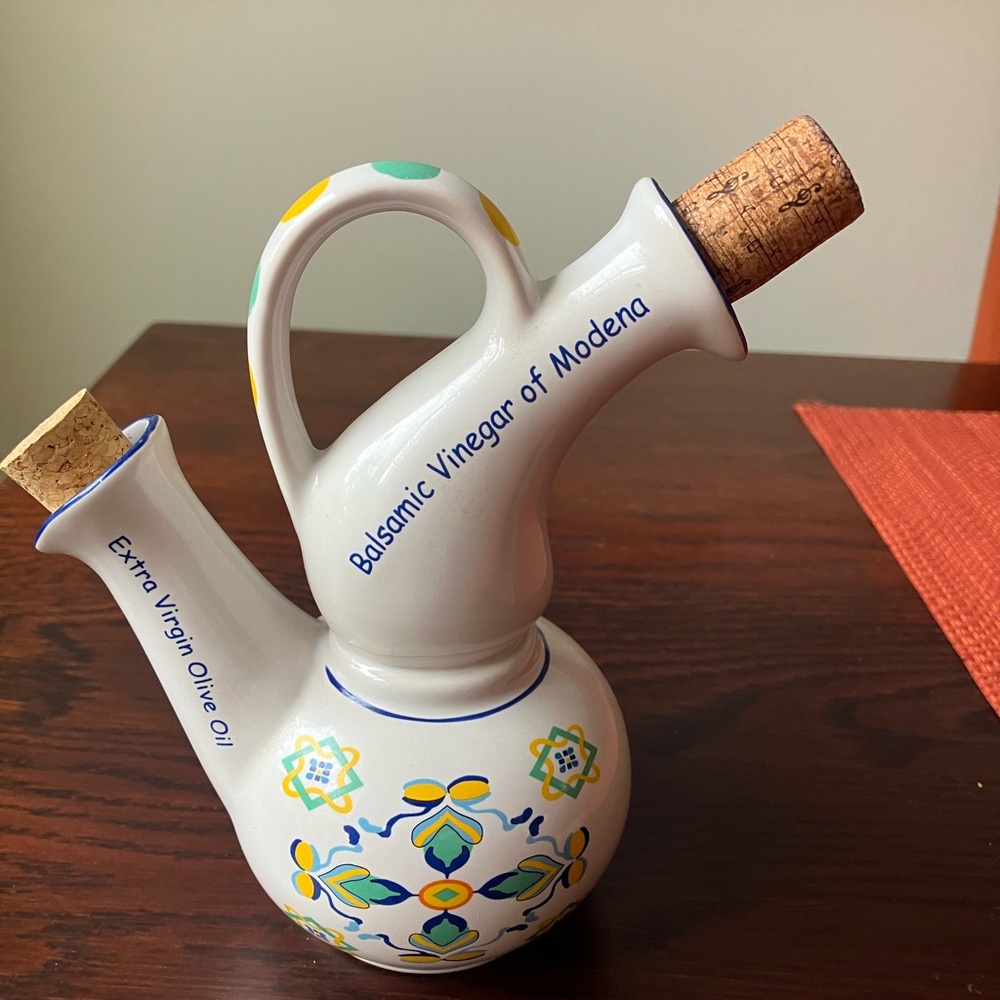 Made in Italy hand painted cruet